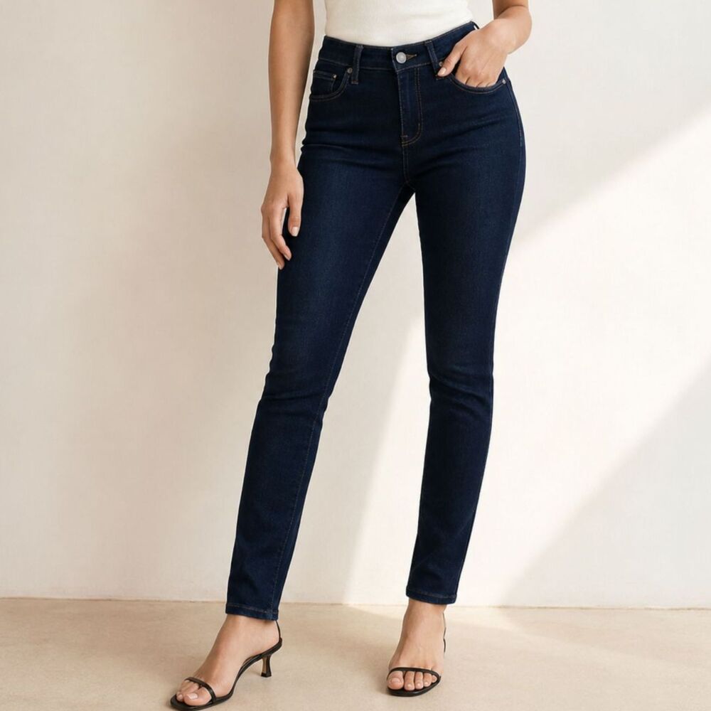 Agolde Colette Skinny Ankle‎ Jeans Women’s Size 26 Dark Blue Indigo Mid Rise